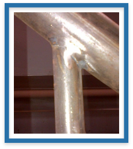 HIgh quality welds on our european stalls