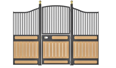 Illustration of a European Horse Stall