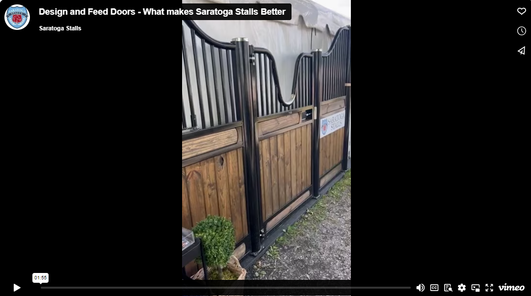 Innovative Stall Design & Feed Doors: Why Saratoga Stalls Excel!