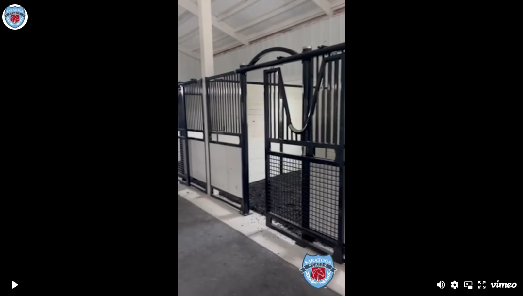 Stunning Tour: White Saratoga Stalls in a Barn!